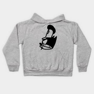 Steamboat Willie Angry Cat called Pete Portrait Kids Hoodie